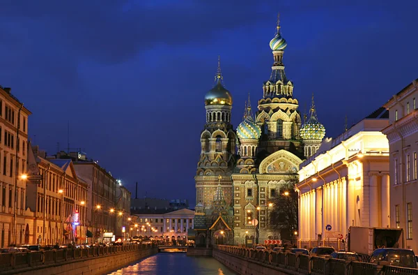 Crépuscule à Saint-Pétersbourg — Photo