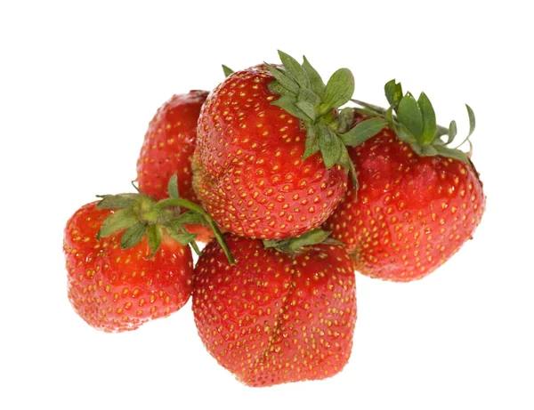 集团的红色的甜草莓 — 图库照片