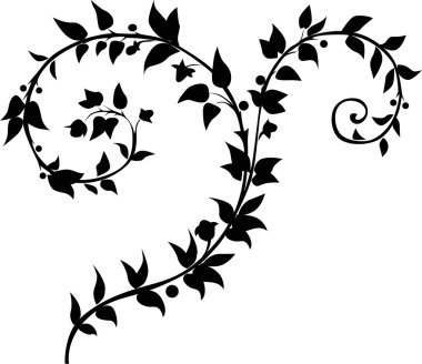 Beyaz üstüne siyah çubuk