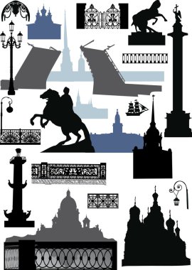 Saint-Petersburg silhouettes collection