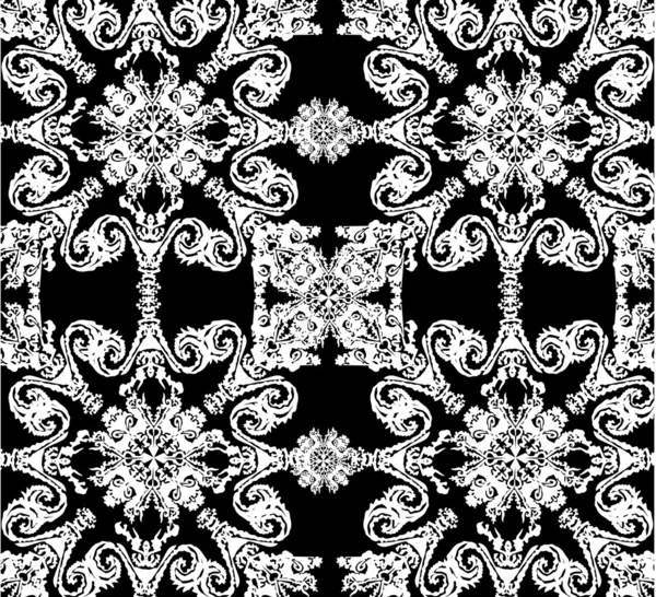 白の正方形の抽象的なパターン — ストックベクタ