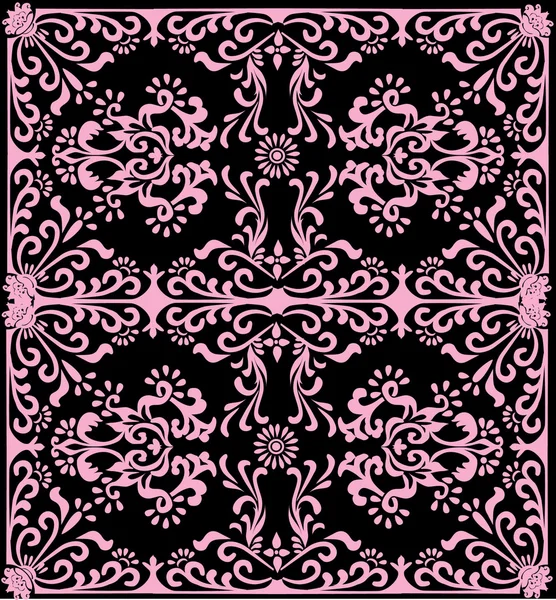 Feiner rosa quadratischer Hintergrund — Stockvektor
