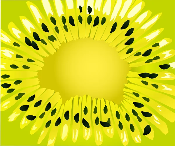 Verde kiwi sfondo illustrazione — Vettoriale Stock