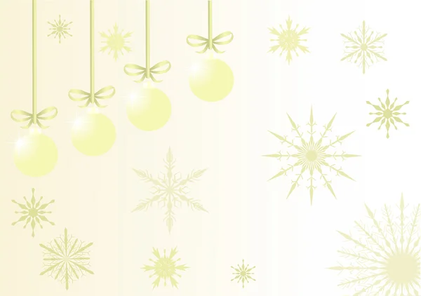 Ilustración de Navidad beige — Archivo Imágenes Vectoriales