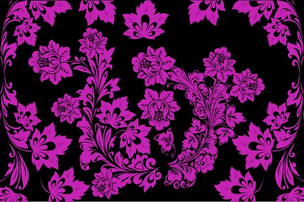 Purpurový květ pozadí — Stockový vektor