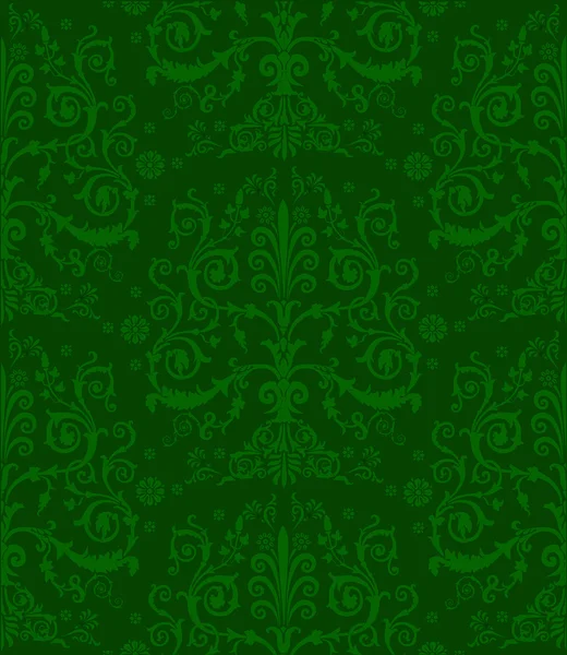 Темно-зелений закручений фон — стоковий вектор