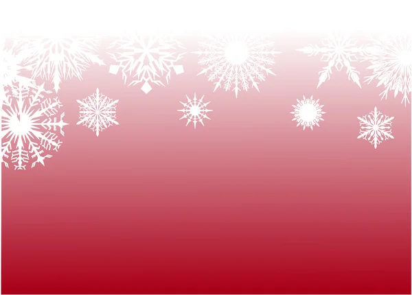 赤い雪背景パターン — ストックベクタ