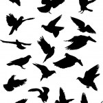 Twenty six pigeon black silhouettes Stock Vector Image by ©Dr.PAS #8544114