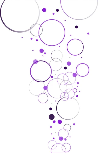 Abstrait cercles bleu foncé sur blanc — Image vectorielle
