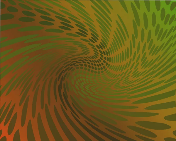 抽象的な緑色の円との背景 — ストックベクタ