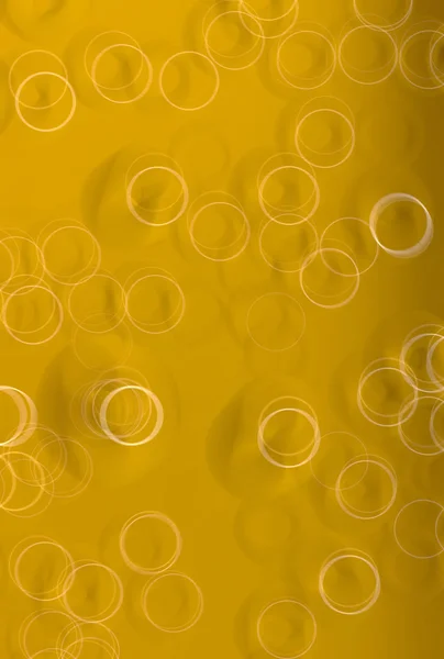 Abstrakter gelber Hintergrund mit Kreisen — Stockfoto