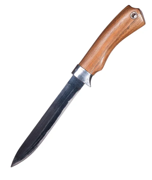 Jediný nůž izolovaných na bílém — Stock fotografie