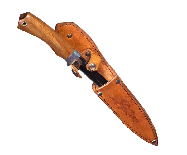 Starý nůž do pochvy — Stock fotografie