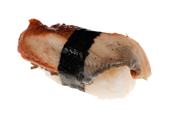 Sushi d'anguille isolé sur blanc — Photo