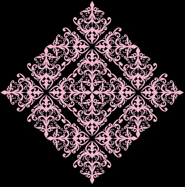 Enkel abstrakt rosa romb mönster — Stock vektor
