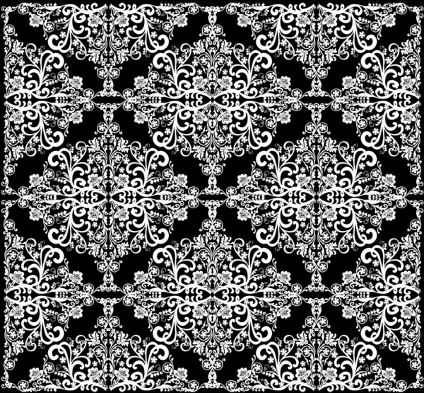 추상 흰색 대칭 사각형 패턴 — 스톡 벡터