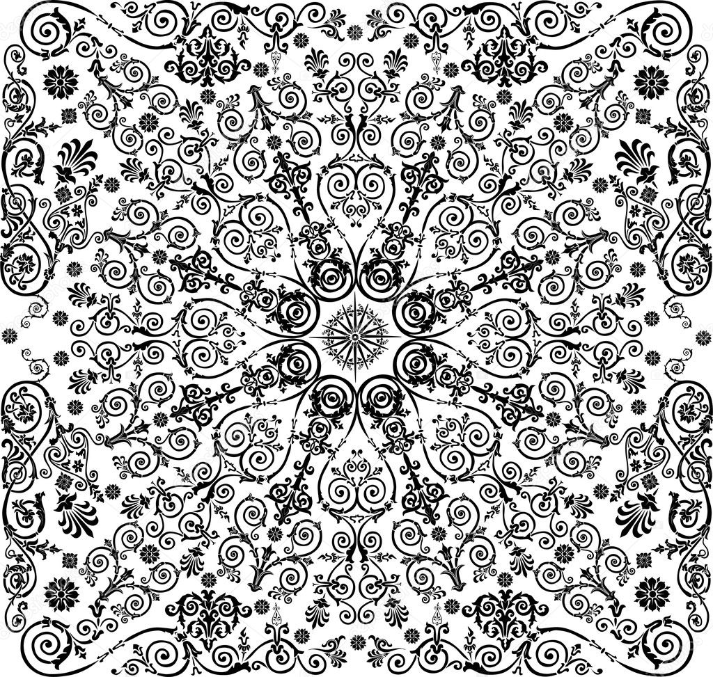 black and white - РІР‚СљSquare DanceРІР‚Сњ : abstract, geometric, square