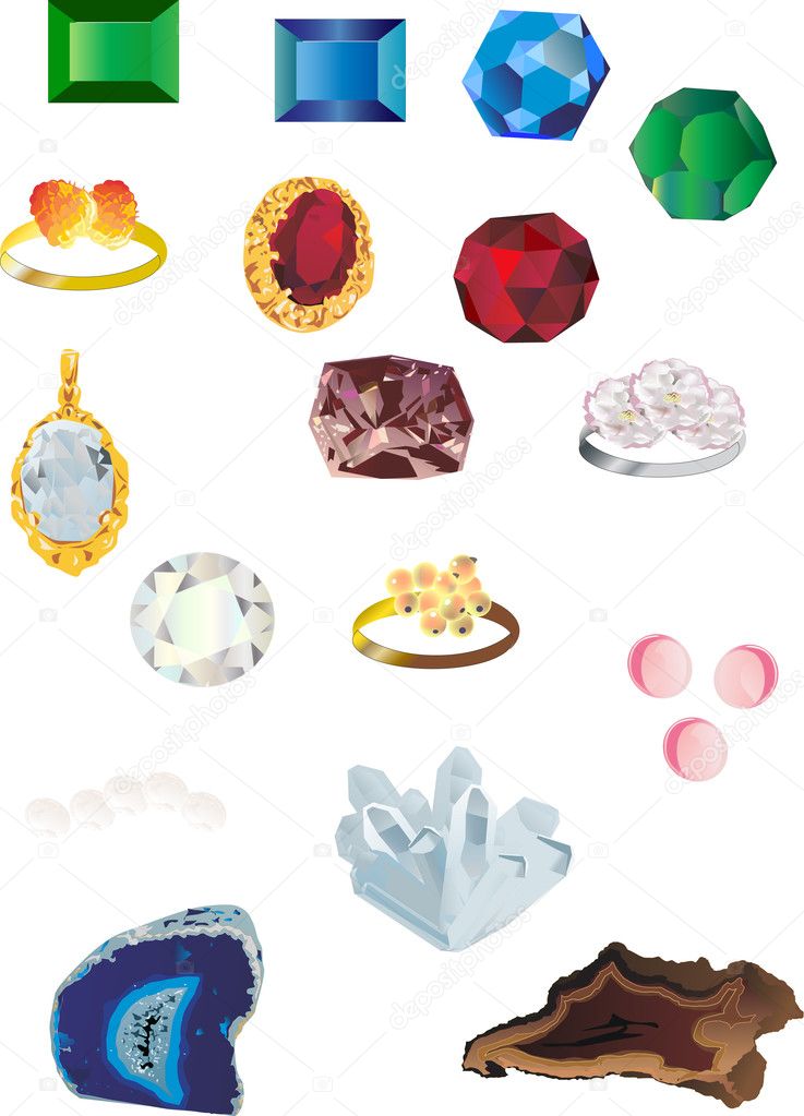 set of isolated gems