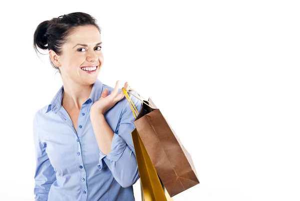Woman on shoping — Stock Photo, Image