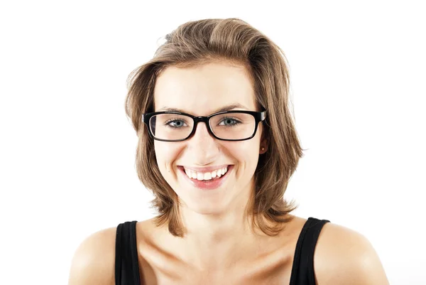 Женщина в очках — стоковое фото