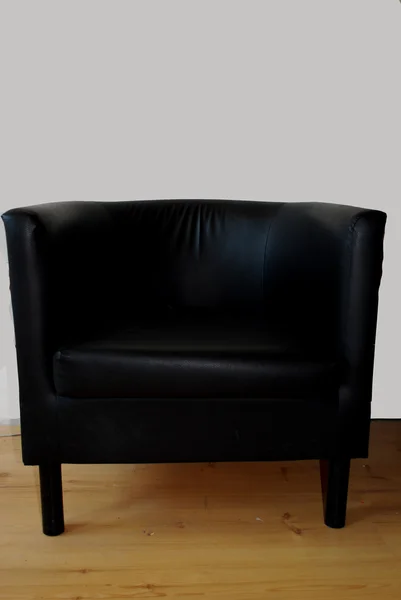 Zwarte stoelen — Stockfoto