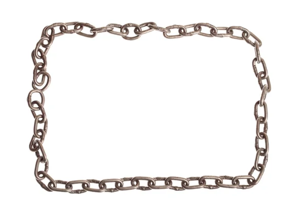 Chain frame isolated — Stock Photo, Image