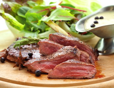 Grilled venison clipart