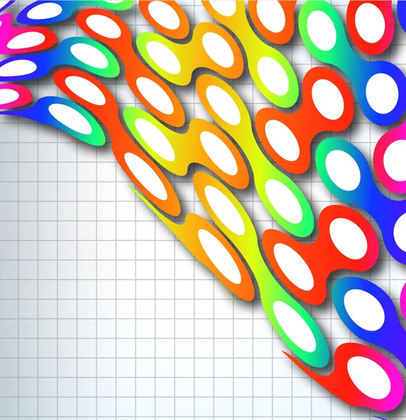 Le fond de couleur abstrait vectoriel — Image vectorielle