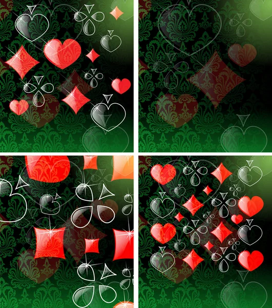 Le jeu de fond de carte de jeu abstrait vectoriel — Image vectorielle