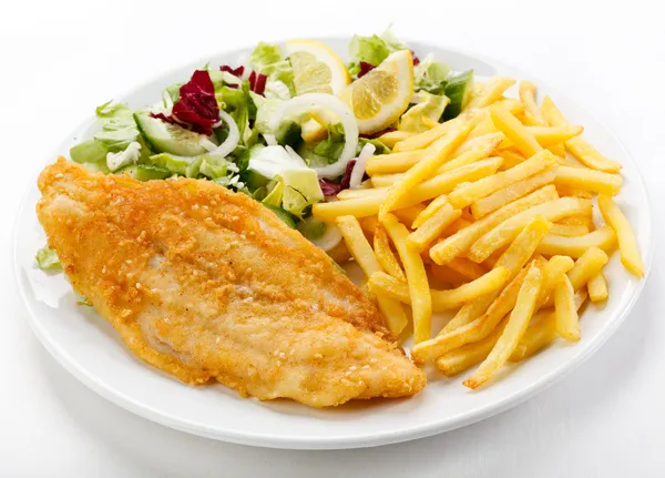 Fried fish fillet — Stock Photo, Image