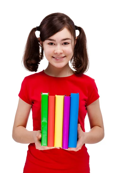 Uczeń gospodarstwa książki — Zdjęcie stockowe