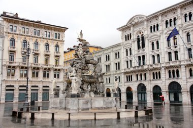 Piazza Unita, Trieste, Italia clipart