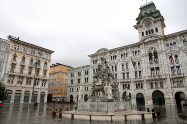 Kent Meydanı piazza UNITA Trieste, İtalya