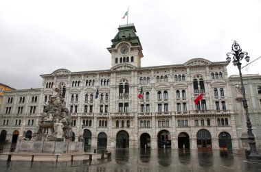 Kent Meydanı piazza UNITA Trieste, İtalya