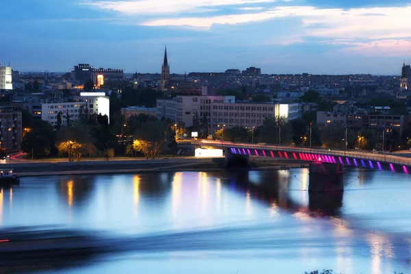 Vista panorâmica Novi Sad, Sérvia — Fotografia de Stock