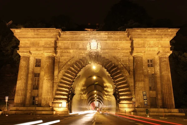 Tunnel Adam Clark a Budapest, Ungheria — Foto Stock