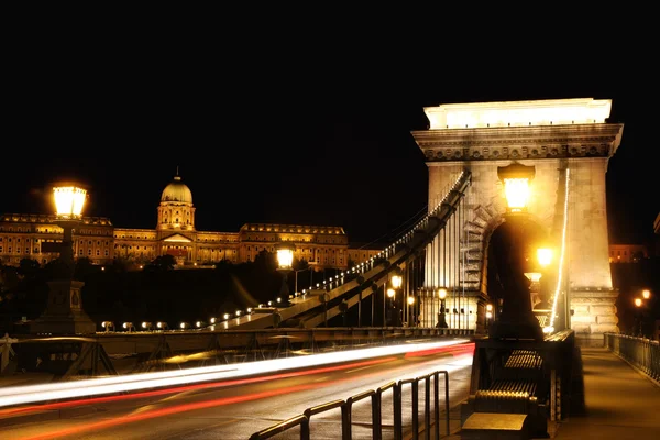 Ponte delle Catene a Budapest, Ungheria — Foto Stock