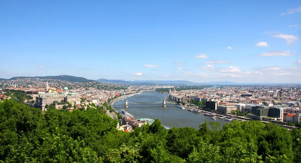 Widok na panoramę Budapeszt, Węgry — Zdjęcie stockowe