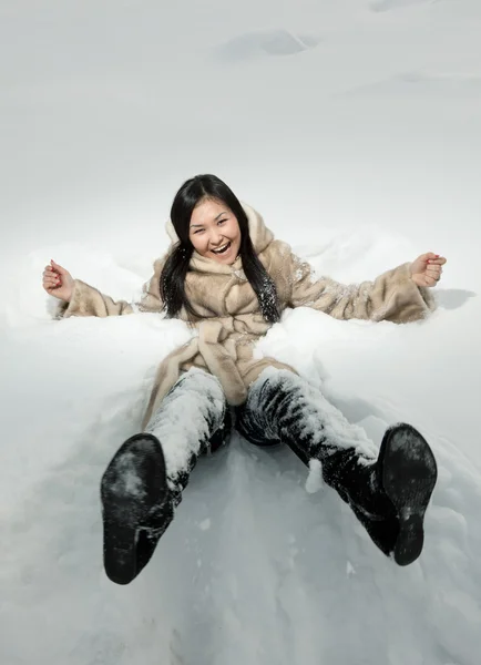 Snow entertainments — Stock Photo, Image
