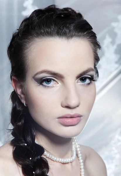 Bride makeup — Stock Photo, Image
