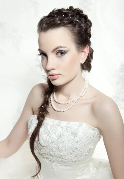 Velmi krásná nevěsta — Stock fotografie
