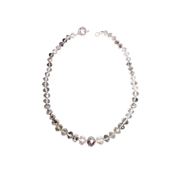 Perlen auf Weiß — Stockfoto