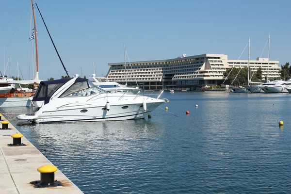 Porto con yacht — Foto Stock