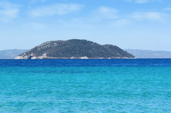 Schildpad eiland neos marmaras Griekenland — Stockfoto
