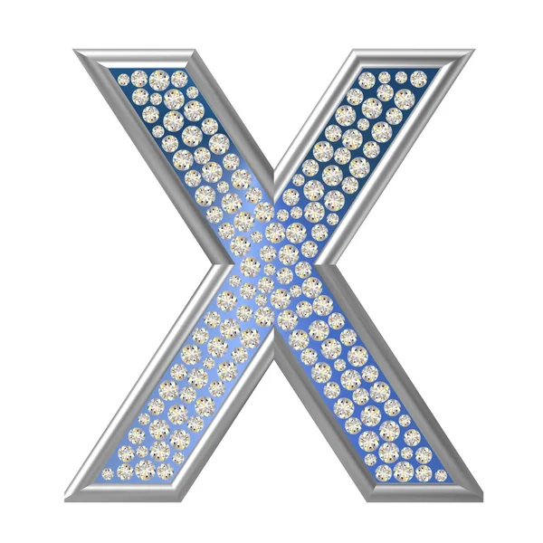 Diamant-Zeichen x — Stockfoto