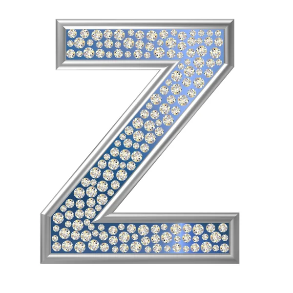 Алмаз знака Z — стокове фото