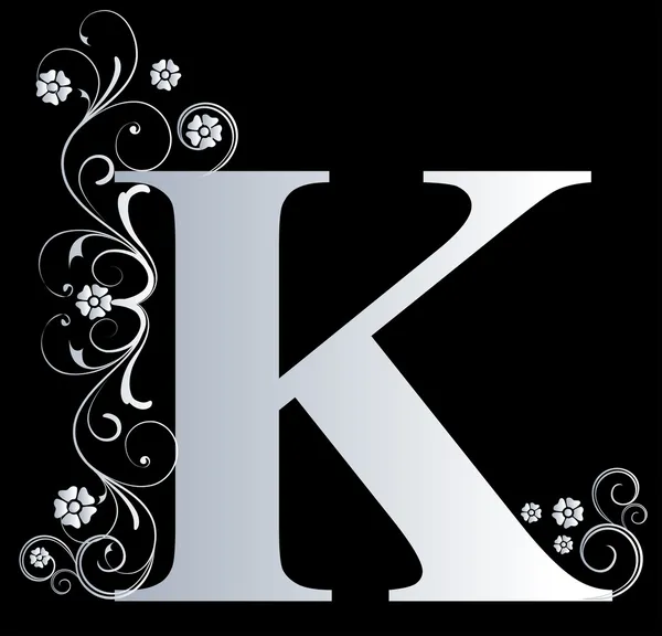 Duża litera K — Zdjęcie stockowe