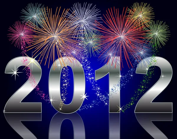 Año Nuevo 2012 — Foto de Stock