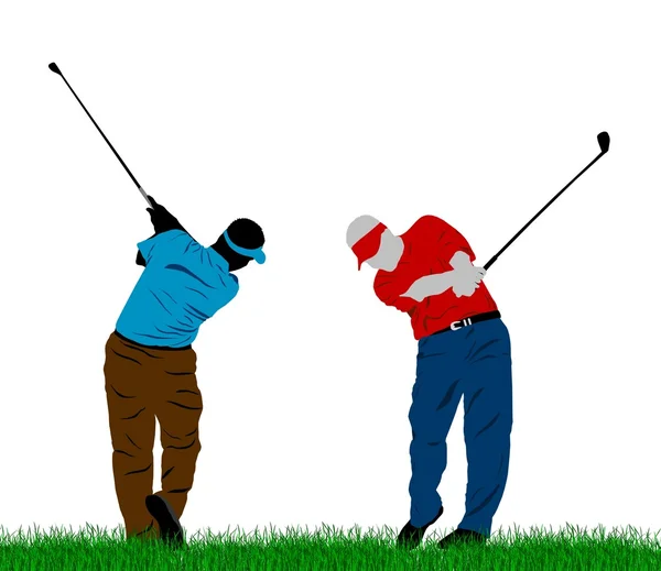 Golf swing — Stock Fotó