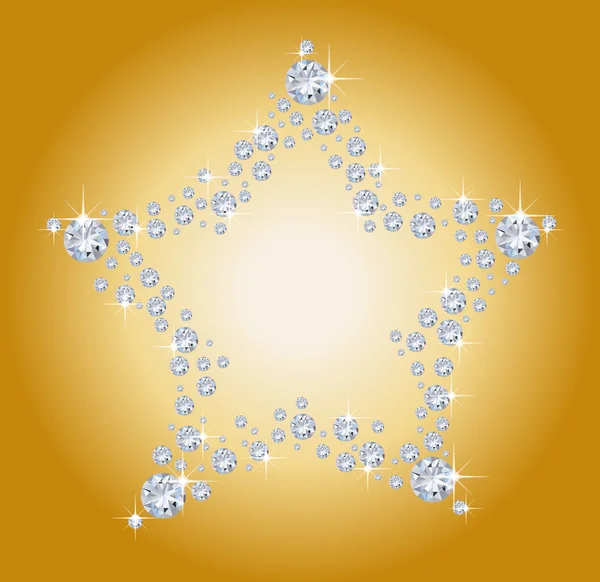 Estrela de diamante — Fotografia de Stock